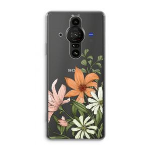 Floral bouquet: Sony Xperia Pro-I Transparant Hoesje