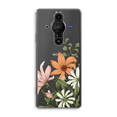 Floral bouquet: Sony Xperia Pro-I Transparant Hoesje