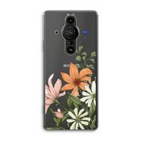 Floral bouquet: Sony Xperia Pro-I Transparant Hoesje