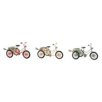 Decoratieve figuren Home ESPRIT Blauw Wit Groen Roze Vintage 26,5 x 12 x 14 cm (3 Stuks)