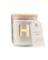 HEMA Kaars in glas Ø8x10cm letter H