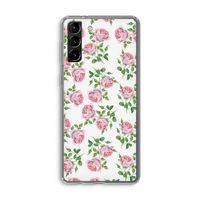 Kleine roosjes: Samsung Galaxy S21 Plus Transparant Hoesje