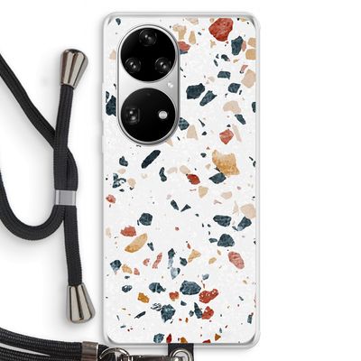 Terrazzo N°4: Huawei P50 Pro Transparant Hoesje met koord