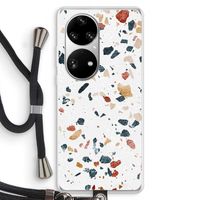 Terrazzo N°4: Huawei P50 Pro Transparant Hoesje met koord