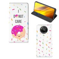 Xiaomi Poco X3 Pro | Poco X3 | Flip Style Cover | Donut Roze Xiaomi Poco X3 Pro | Poco X3 | Flip Style Cover | Donut Roze