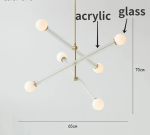 ArtGlow Moderne Kleurrijke Kroonluchter