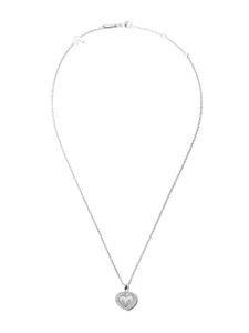 Chopard collier Happy Diamonds Icons en or blanc 18ct - Argent