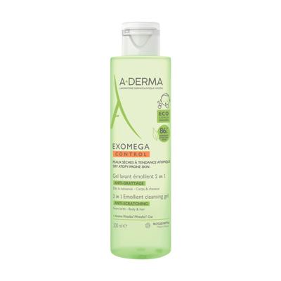 A-Derma Exomega Control Gel Lavant Emollient 2 En 1 200ml