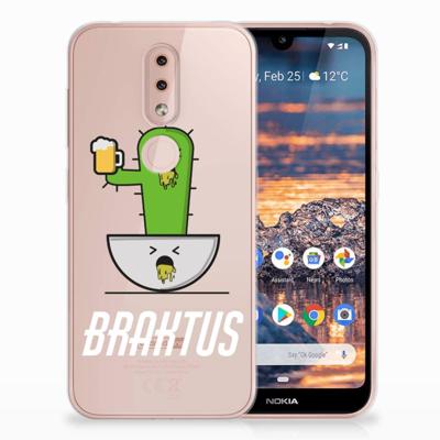 Nokia 4.2 Telefoonhoesje met Naam Braktus