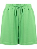 Nanushka short en coton biologique à lien de resserrage - Vert