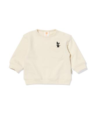 HEMA Takkie newborn trui jersey ecru (ecru)