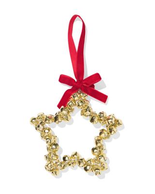 HEMA Ster belletjes 11.5x11.5cm ijzer goud (goud)