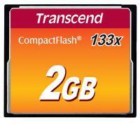 Transcend TS2GCF133 flashgeheugen 2 GB CompactFlash MLC - thumbnail