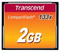 Transcend TS2GCF133 flashgeheugen 2 GB CompactFlash MLC