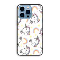 Rainbow Unicorn: iPhone 13 Pro Max Biologisch afbreekbaar hoesje