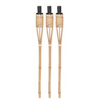 Esschert Design fakkels 62.6 cm 3 stuks bamboe Esschert Design fakkels 62.6 cm 3 stuks bamboe