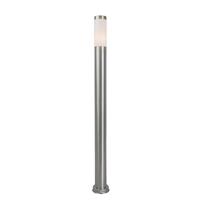 QAZQA Moderne buitenlamp paal staal 110 cm IP44 - Rox