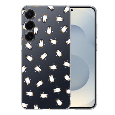 TPU Hoesje Samsung Galaxy S25 Plus - Pinguïn Backcover TPU Hoesje Samsung Galaxy S25 Plus - Pinguïn Backcover