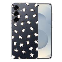 TPU Hoesje Samsung Galaxy S25 Plus - Pinguïn Backcover TPU Hoesje Samsung Galaxy S25 Plus - Pinguïn Backcover