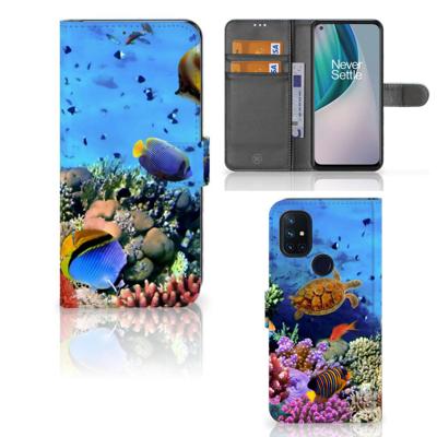 OnePlus Nord N10 | Telefoonhoesje | Met pasjeshouder | Vissen