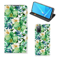 OPPO A52 | A72 Smart Cover Orchidee Groen