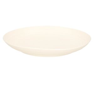 PlasticForte Rond bord/camping bord - D22 cm - ivoor wit - kunststof   -