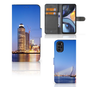 Motorola Moto G22 Flip Cover Rotterdam