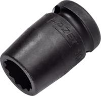 HAZET Krachtdopsleutel 900SZ-14 · 1/2 inch (12,5 mm) vierkant hol · Buitentwaalfkant tractieprofiel · SW 14 mm