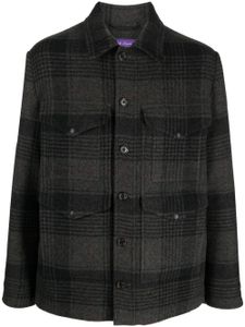 Ralph Lauren Purple Label chemise en flanelle à carreaux - Gris