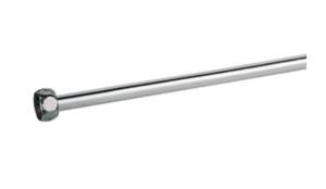 Kirchhoff Koperen buis 400 mm, chroom 10 mm, met 1/2" wartelmoer - 986581113