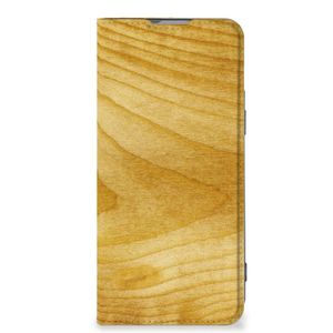 OnePlus Nord 2T Book Wallet Case Licht Hout