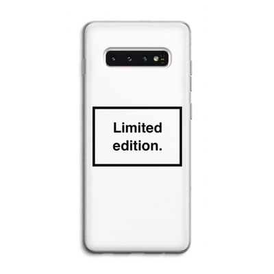 Limited edition: Samsung Galaxy S10 4G Transparant Hoesje