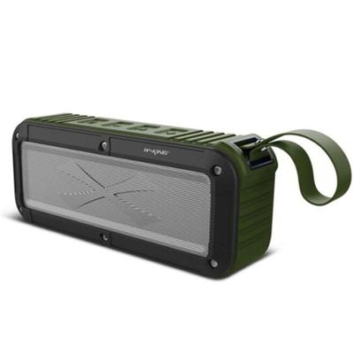 W-KING S20 Loundspeakers IPX6 waterdichte Bluetooth Speaker draagbare NFC Bluetooth Speaker voor buiten/douche/fiets FM-radio (groen)