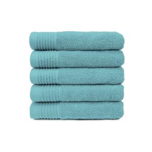 The One Badhanddoek 450 gram 70x140 cm Petrol (5 stuks)