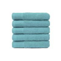 The One Badhanddoek 450 gram 70x140 cm Petrol (5 stuks)
