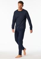 Schiesser Schiesser Heren Pyjama Long nightblue 183173 56/XXL
