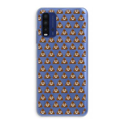 Poop emoji: Xiaomi Redmi 9T Transparant Hoesje