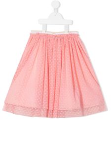 Aigner Kids tutu à motif cœur en jacquard - Rose