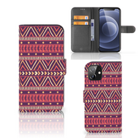 iPhone 12 | 12 Pro (6.1") Telefoon Hoesje Aztec Paars