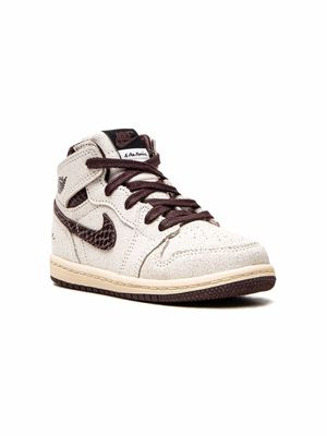 Jordan Kids x A Ma Maniere baskets montantes Jordan 1 Retro OG SP - Tons neutres
