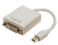 LogiLink CV0037 DisplayPort / DVI Adapter [1x Mini-DisplayPort stekker - 1x DVI-bus 24+5-polig] Wit 0.09 m - thumbnail