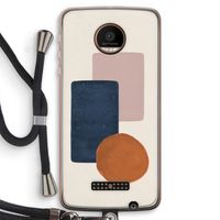 Geo #3: Motorola Moto Z Force Transparant Hoesje met koord