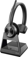 HP Poly Savi 7310 UC Monaural In Ear headset Computer DECT, Bluetooth Mono Zwart Ruisonderdrukking (microfoon) Volumeregeling, Microfoon uitschakelbaar (mute)