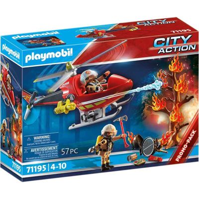 City Action - Brandbestrijding helikopter Constructiespeelgoed