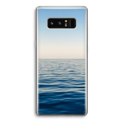 Water horizon: Samsung Galaxy Note 8 Transparant Hoesje