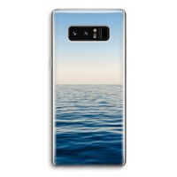 Water horizon: Samsung Galaxy Note 8 Transparant Hoesje