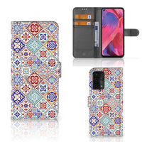 OPPO A54 5G | A74 5G | A93 5G Bookcase Tiles Color - thumbnail