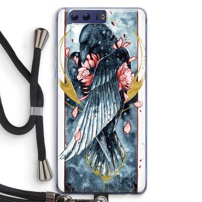 Golden Raven: Honor 9 Transparant Hoesje met koord