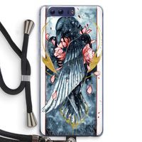 Golden Raven: Honor 9 Transparant Hoesje met koord