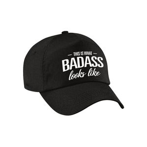 This is what badass looks like pet / cap zwart voor dames en heren